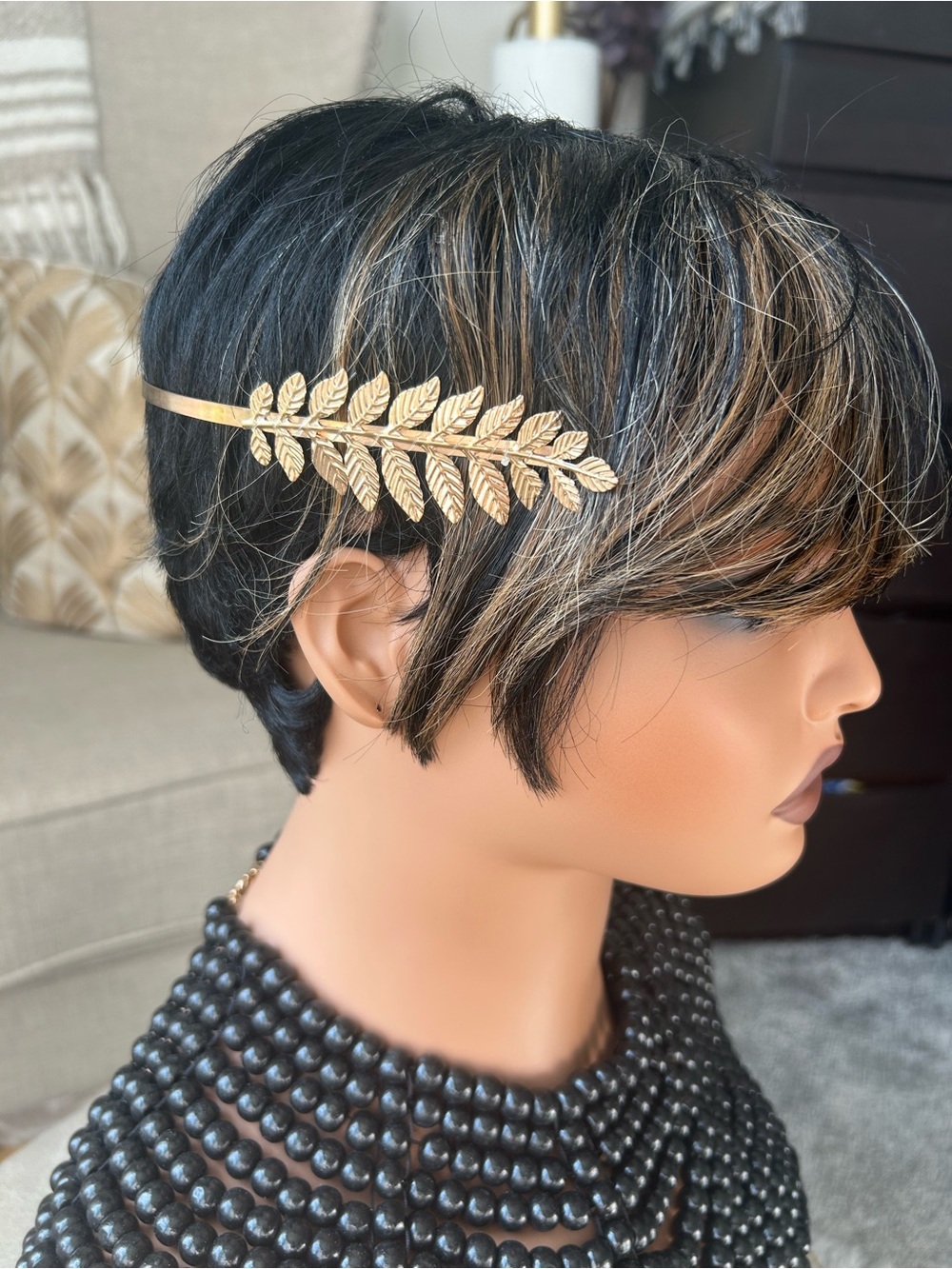 ✨NEW Delicate Gold Leaf Hairband for Women
